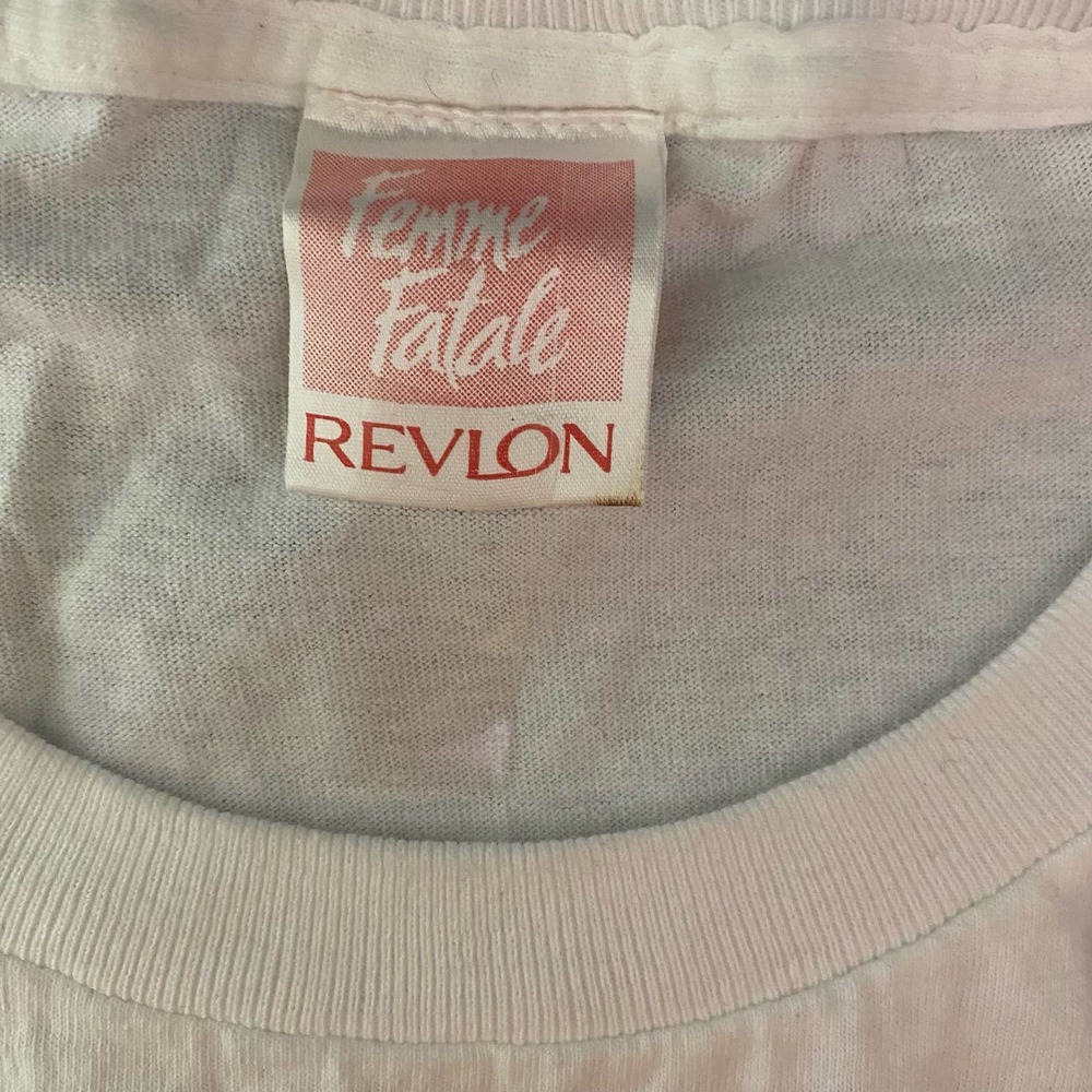 Vintage Revlon Femme Fatal Single Stitch Tee - Picture 3 of 3